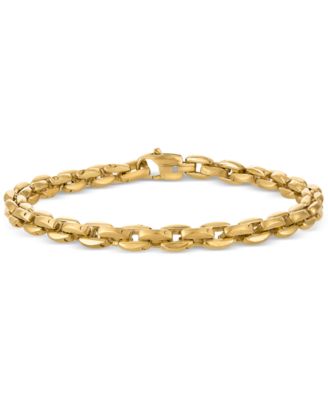 Esquire Men's Jewelry - Rounded Box Link Chain Bracelet