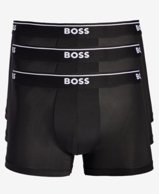 Hugo Boss - Men's 3-Pk. Logo Waistband Trunks