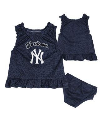 Outerstuff - Infant Navy New York Yankees Playground Dress Bloomers Set