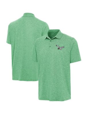 Antigua - Men's Heather Kelly Green Philadelphia Eagles Par 3 Polo Shirt