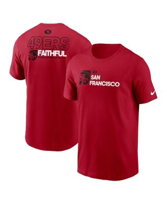 Nike - Men's Scarlet San Francisco 49ers Outline T-Shirt