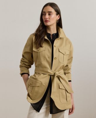Lauren Ralph Lauren - Women's Double-Faced Stretch Cotton Field Jacket