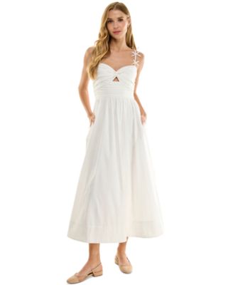 SENI & CADE - Juniors' Cut-Out Midi Dress
