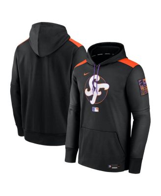 Nike - Men's Black San Francisco Giants 2025 City Connect Authentic Collection Performance Pullover Hoodie