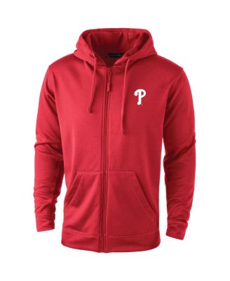 Dunbrooke - Men's Red Philadelphia Phillies Trophy Full-Zip Hoodie