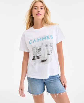 On 34th - Women's Cannes Print T-Shirt