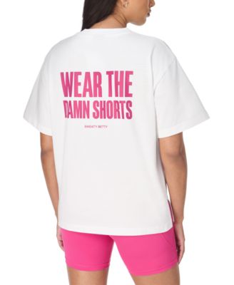 Sweaty Betty - Women's Cotton Wear the Shorts T-Shirt