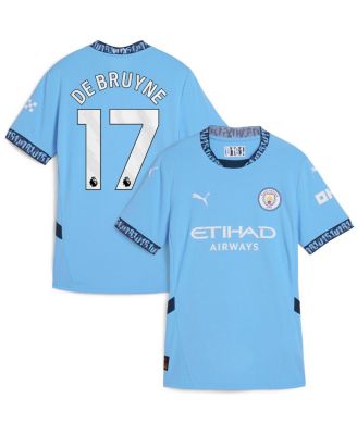 Puma - Women's Kevin De Bruyne Light Blue Manchester City 2024/25 Home Replica Player Jersey