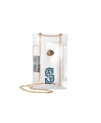 Logo Brands - Seattle Mariners Clear Essential Crossbody Purse