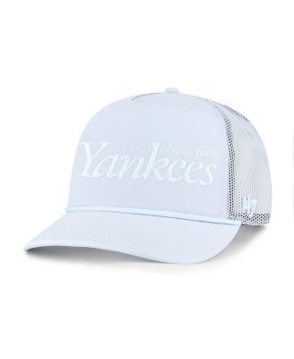 '47 Brand - Men's Light Blue New York Yankees Foundation Script Hitch Adjustable Trucker Hat