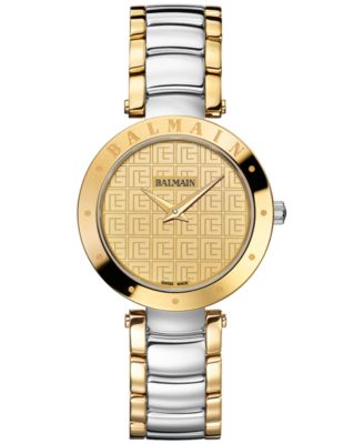 Balmain - Women's Swiss ia Two-Tone Stainless Steel Bracelet Watch 33mm