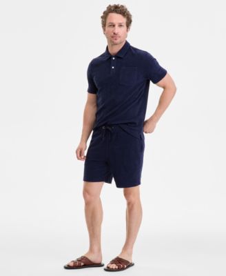 Club Room - Men's Solid Terry Cloth Shorts