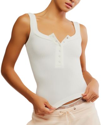 Free People - Women's Clean Slate Sleeveless Henley Top