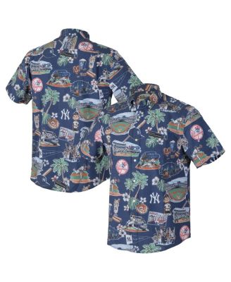 Reyn Spooner - Men's Navy New York Yankees Scenic Tri-Blend Button-Down Shirt
