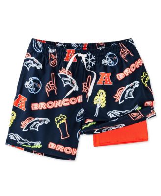 Chubbies - Men's 5.5" Navy Denver Broncos The Neon Lined Classic Swim Trunks