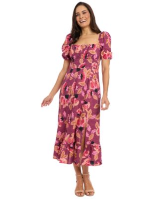 London Times - Petites Printed Dress