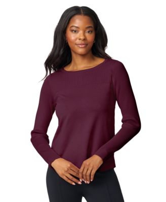 Melissa Paige - Women's Boat Neck Long-Sleeve Sweater