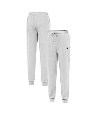 Antigua - Men's Heather Gray Dallas Cowboys Idol Jogger Pants