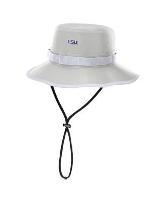 Nike - Men's Gray LSU Tigers 2025 Sideline Apex Boonie Performance Bucket Hat