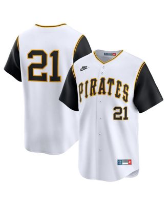 Nike - Men's Roberto Clemente White Pittsburgh Pirates Cooperstown Collection Limited Jersey