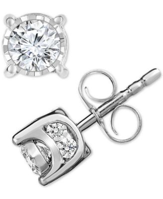 Macy's - Diamond Stud Earrings (1/2 ct. t.w.)