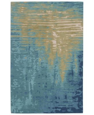Liora Manne' - Corsica 9143 Reflection Ocean 5' x 7'6" Area Rug
