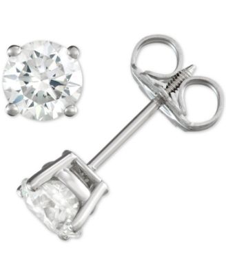 Macy's - Diamond Stud Earrings (1/4-1 ct. t.w.) in 14k White or Yellow Gold