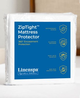 Linenspa - &nbsp;Signature Collection&nbsp;ZipTight Encasement Mattress Protector, Twin XL