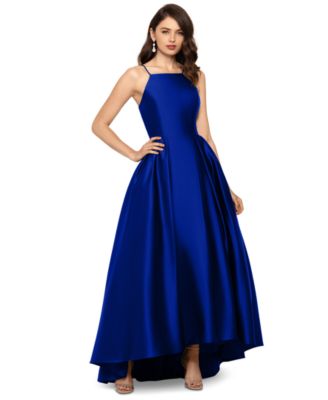 B&A By Betsy and Adam - Petite Satin Ball Gown