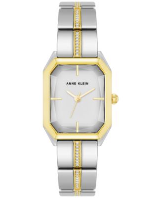 Anne Klein - Women's Crystal Accent Bracelet Watch 23x32mm