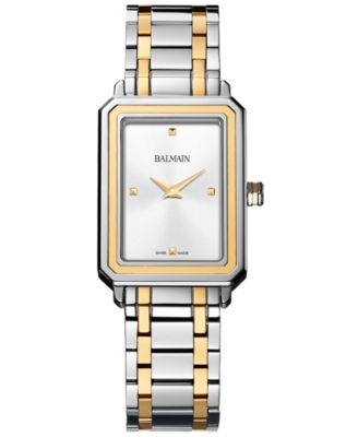 Balmain - Women's Swiss Eirini Two-Tone Stainless Steel Bracelet Watch 25x33mm
