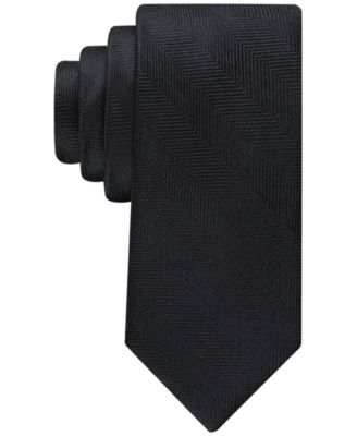Tommy Hilfiger - Men's Herringbone Solid Tie