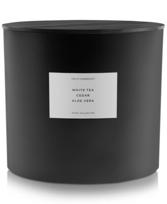 ENVIRONMENT - White Tea, Cedar & Aloe Vera Candle (Inspired by 5-Star Hotels), 55 oz.