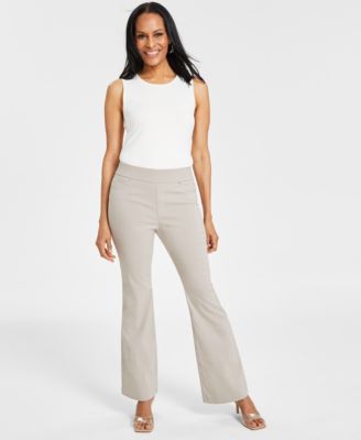 I.N.C. International Concepts - Petite High-Rise Flare Pants