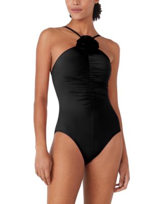 kate spade new york - Women's High-Neck One-Piece Swimsuit