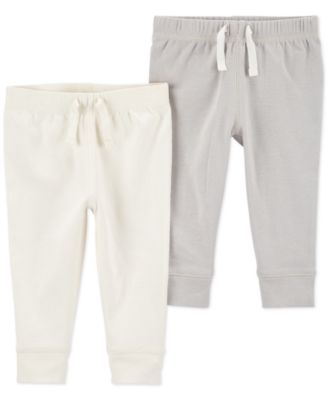 Carter's - Baby Boys and Baby Girls Pull On Cotton Pants, Pack of 2