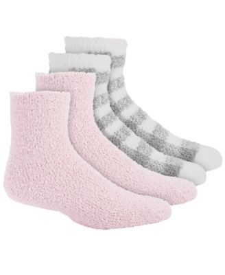 Charter Club - Women's 2-Pk. Holiday Fuzzy Butter Socks