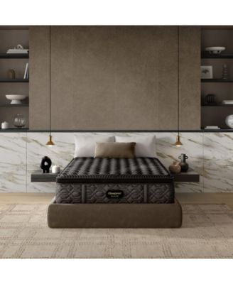 Beautyrest - Black&reg; Series One 14.25" Firm Pillowtop Mattress Set - Queen Split