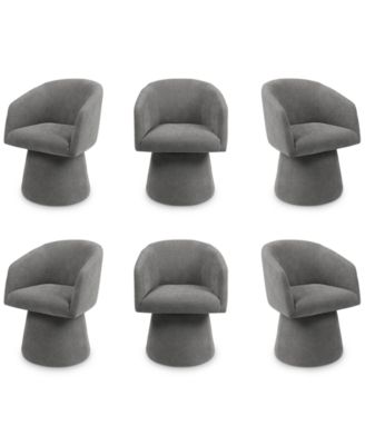 Furniture - Korder 6-Pc. Arm Swivel Chair Set