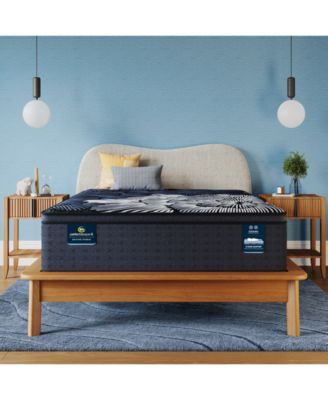 Serta - Perfect Sleeper X Max Plush Pillow Top 15" Quilted Hybrid Mattress Set - Queen Split