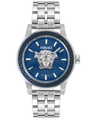 Versace - Men's Swiss Stainless Steel Bracelet Watch 43mm