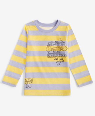 Epic Threads - Toddler Boys Transformers Graphic Striped Long-Sleeve T-Shirt