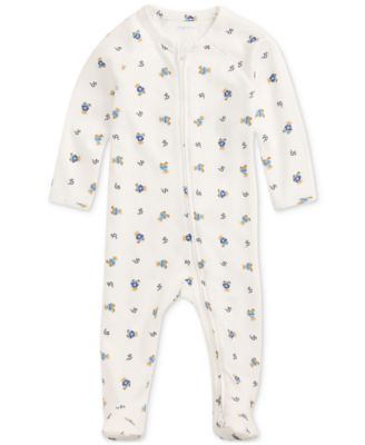 Polo Ralph Lauren - Baby Cotton Polo Bear Coverall