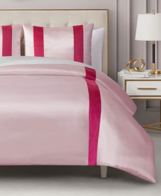 Juicy Couture - Velvet Stripe on Satin 3-Pc. Comforter Set, Full/Queen