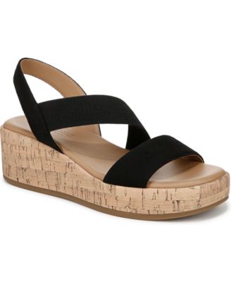 LifeStride - Women's Odette Square Open Toe Wedge Sandals