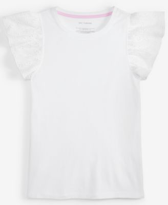 Epic Threads - Toddler Girls Eyelet-Flutter-Sleeve Top