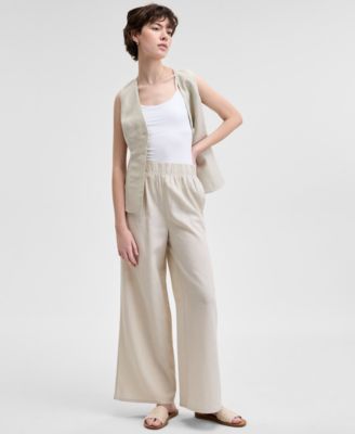 And Now This - Women's Wide-Leg Pull-On Pants