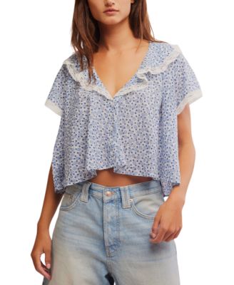 Free People - Women's Truly Yours Printed Blouse