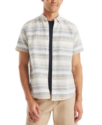 Nautica - Men's Stripe Short-Sleeve Shirt