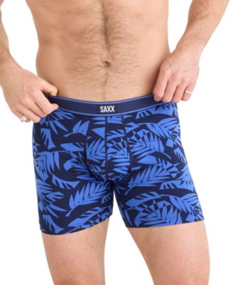 SAXX - Men's Daytripper Relaxed-Fit Moisture-Wicking Printed Boxer Briefs